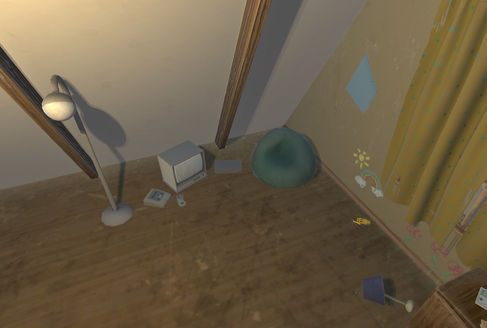 Attic Child's Bedroom View #1