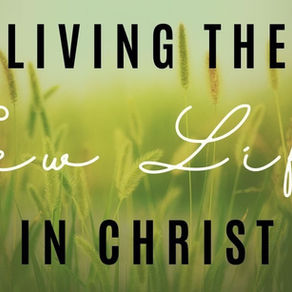 Living A New Life For Christ