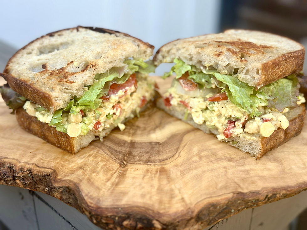 Vegan “Egg” Salad with Tofu and Chickpeas