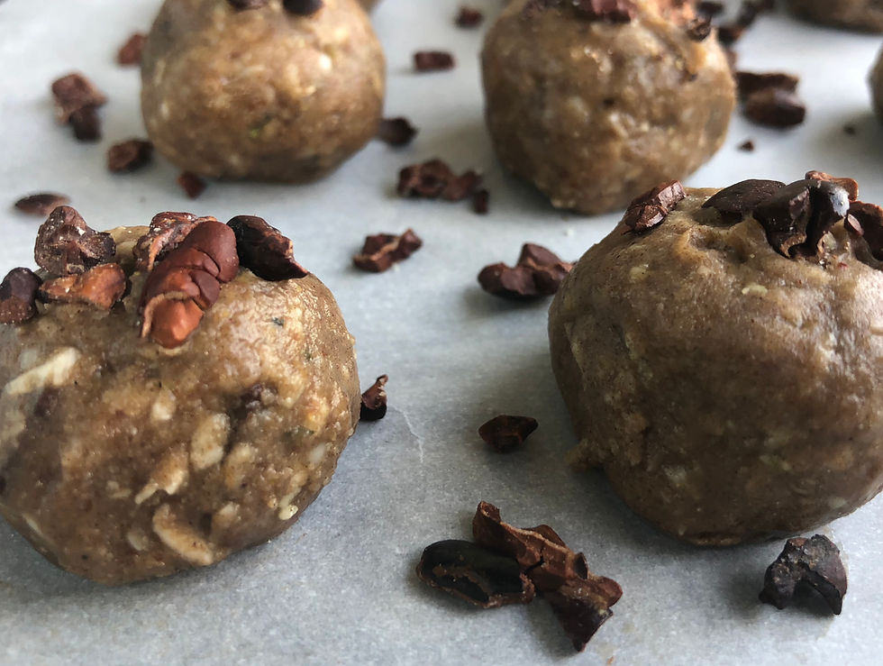 chocolate chip tahini bites