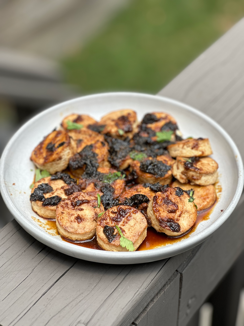 tofu "scallops"