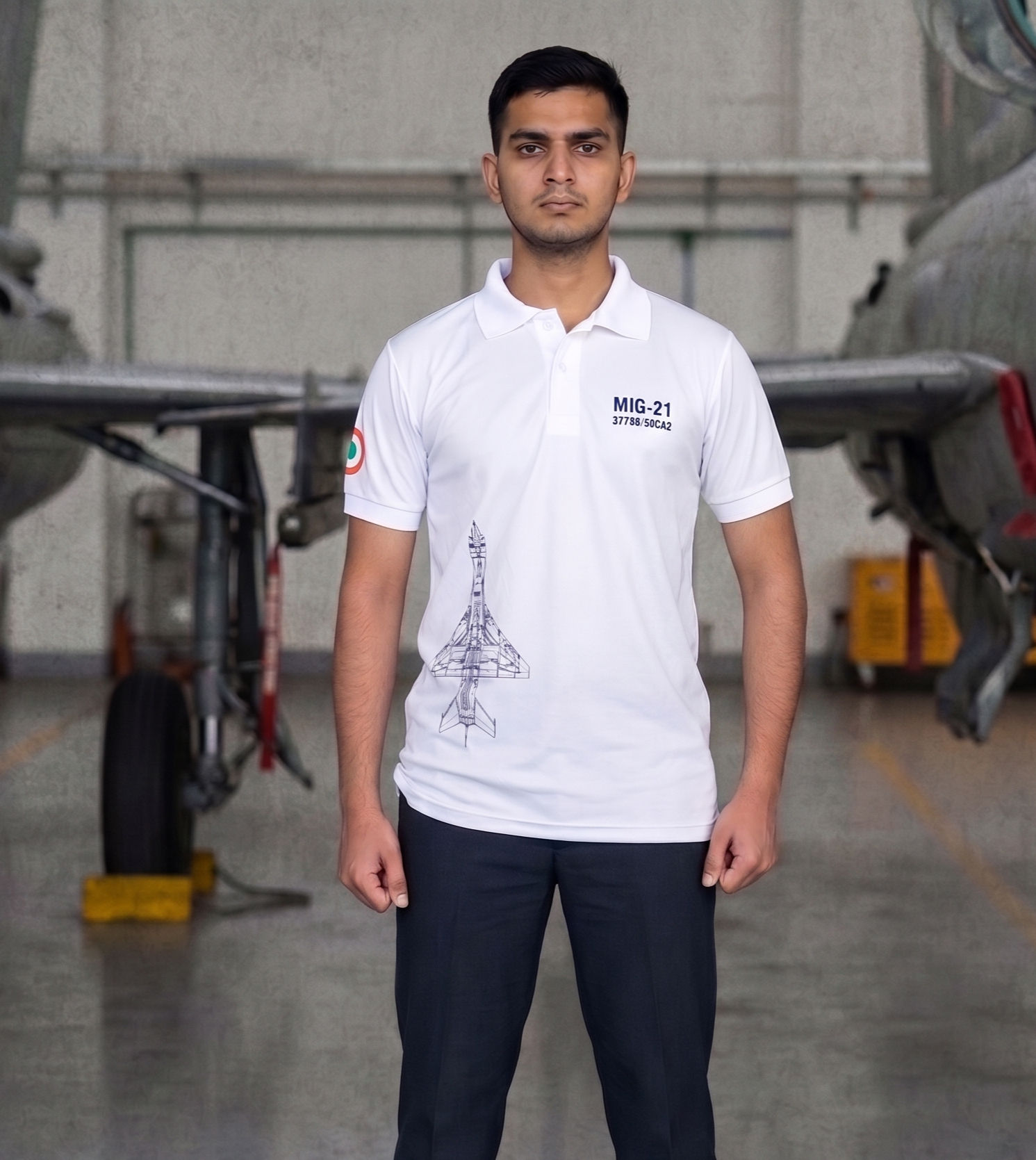 MIG-21 Safed Sagar Polo T-Shirt