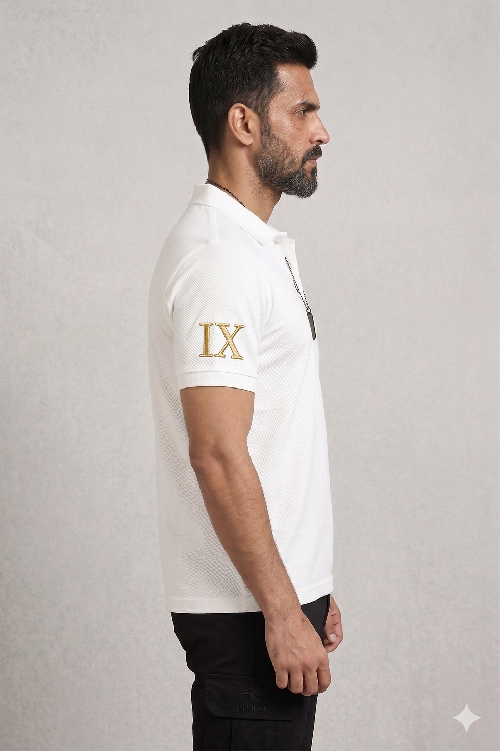 Thumbnail: Rauber JAT Regiment Moisture-Wicking Polo T-Shirt