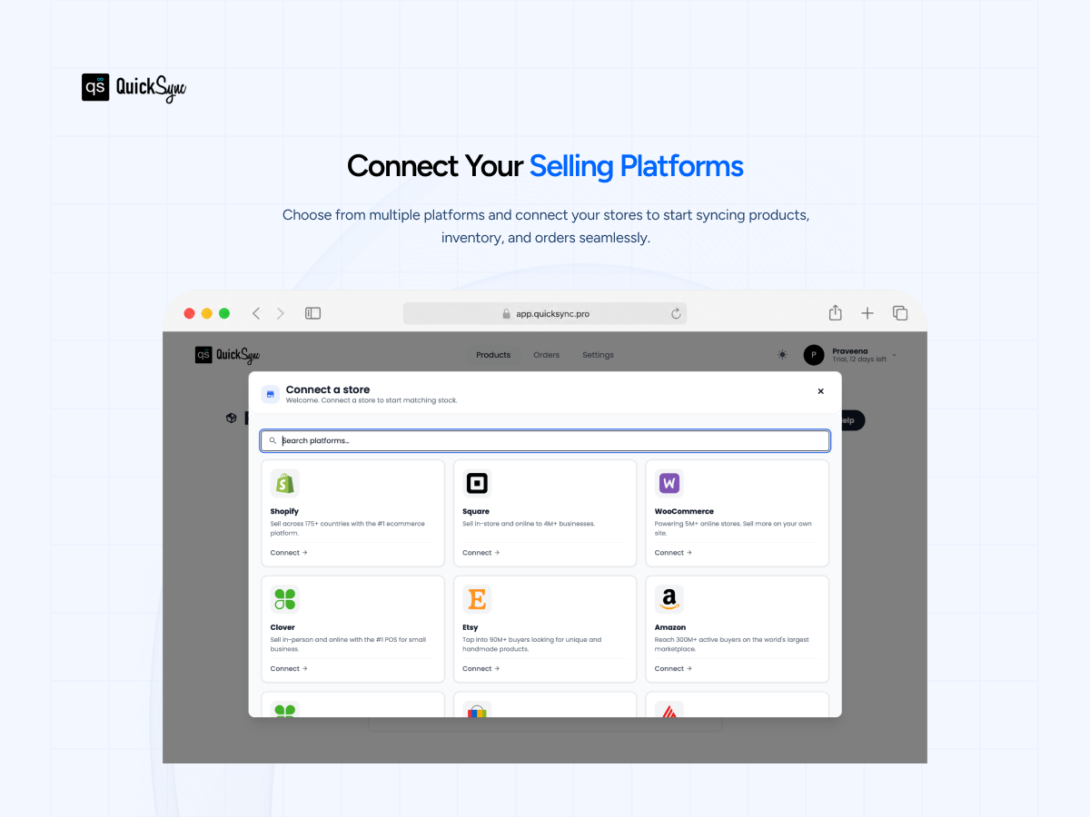 QuickSync ‑ All in One App primary marketing image — Apps for Stores app on the Wix App Market