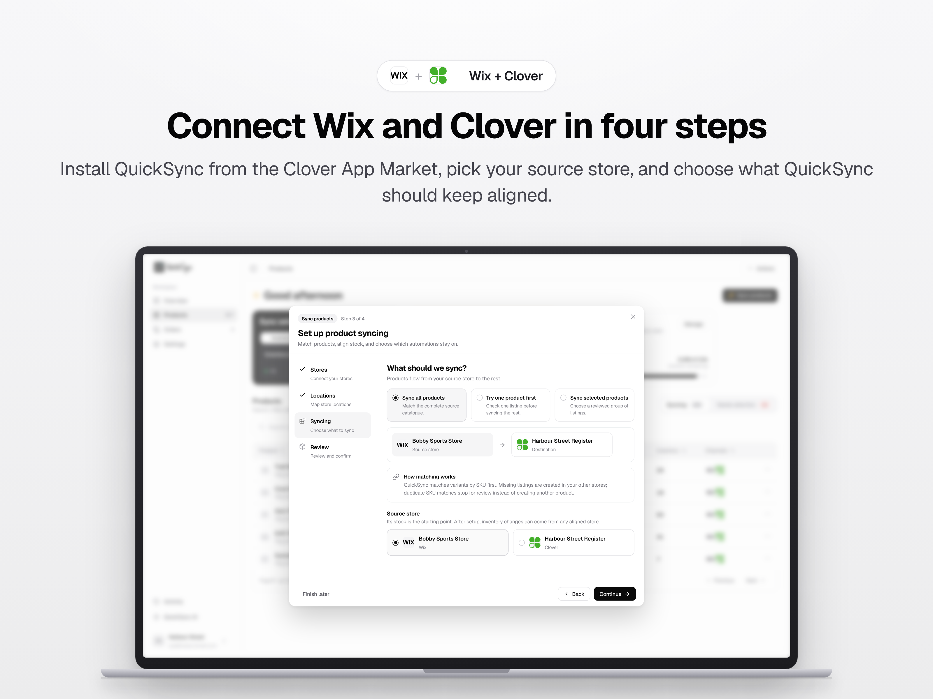 QuickSync for Clover screenshot 1