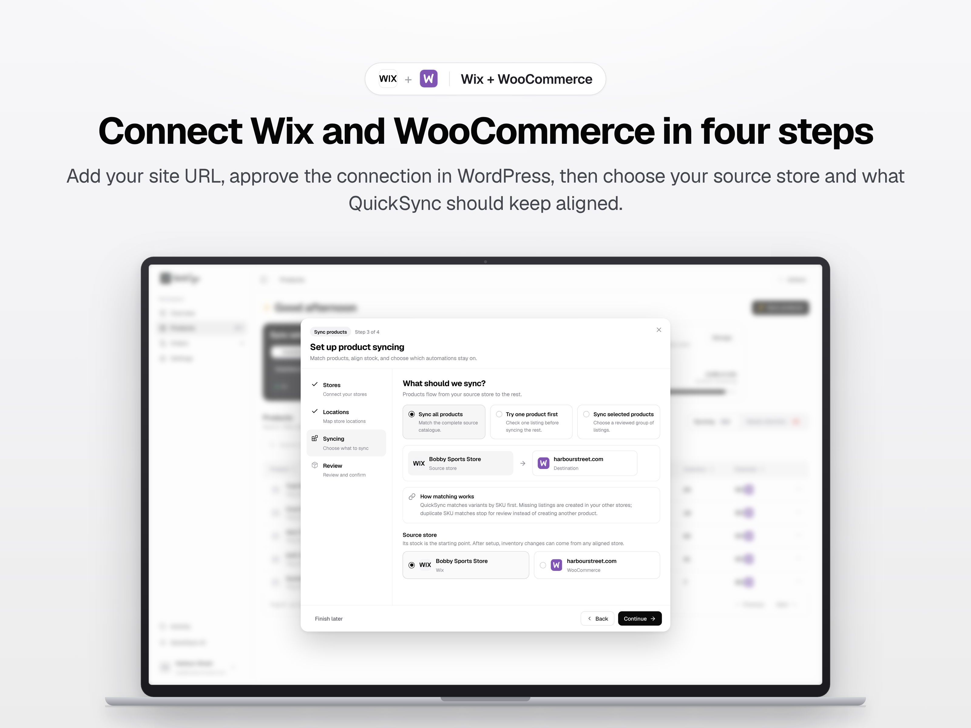 QuickSync for Woo screenshot 1