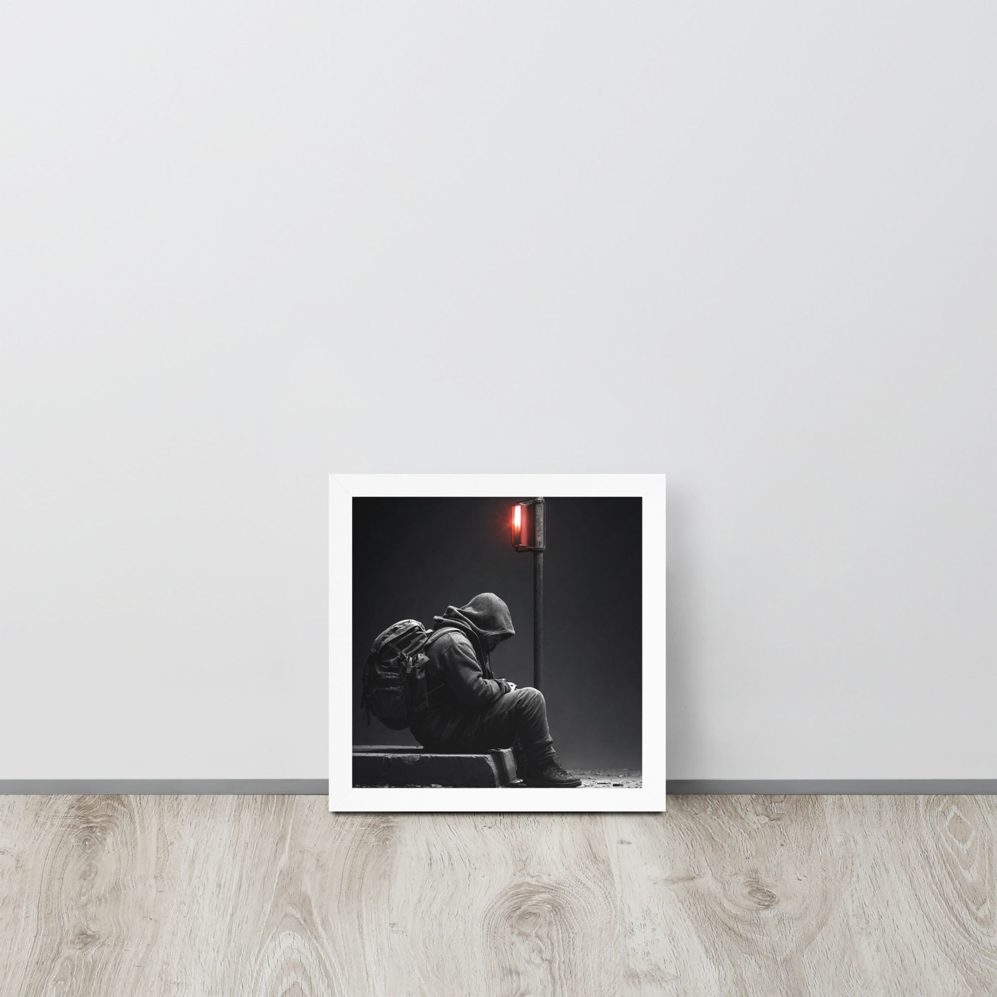 Signal In the Dark Framed - Print