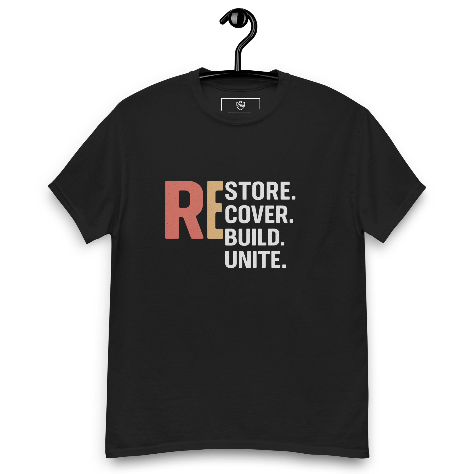 Restore Recover Build Unite Graphic T-Shir