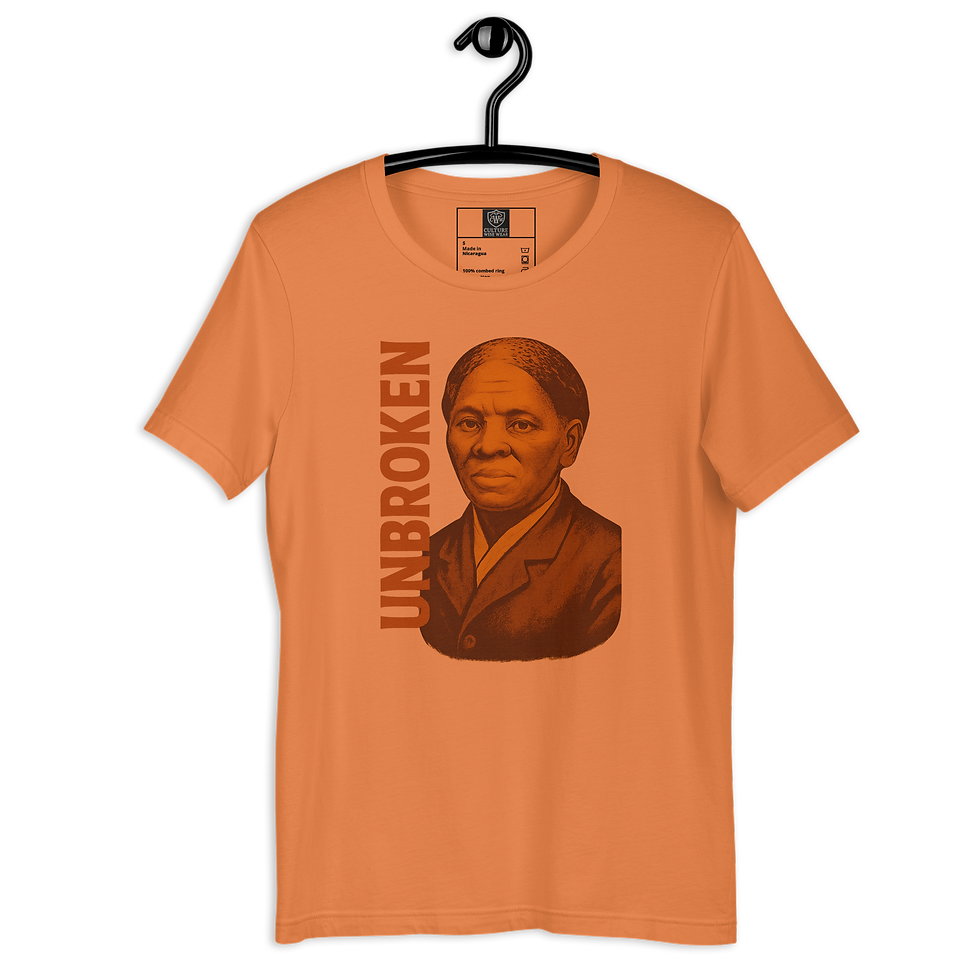 Harriet Tubman “Unbroken” T-Shirt | Civil Rights Graphic Tee -P