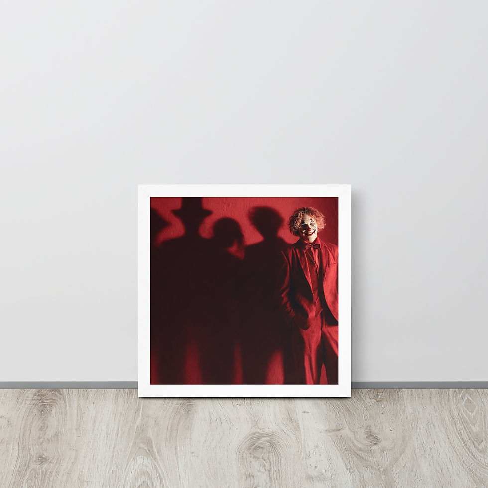 Thumbnail: The Smile They Gave Him - Framed Print