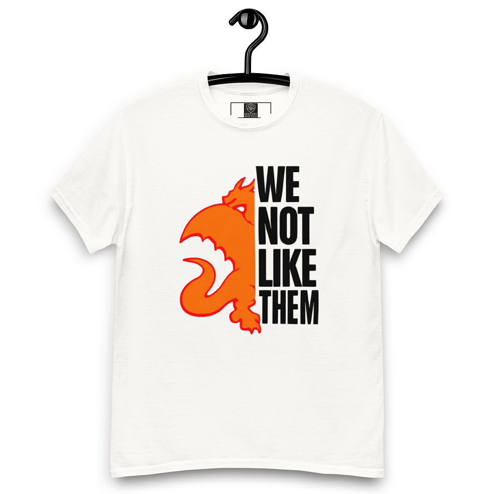 Thumbnail: We Not Like Them Dragon Graphic T-Orange