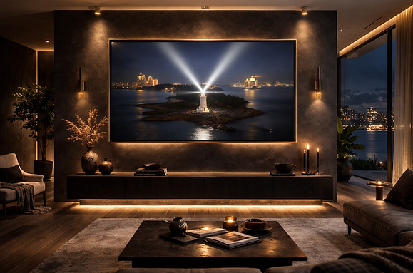 Light House picture in a setting