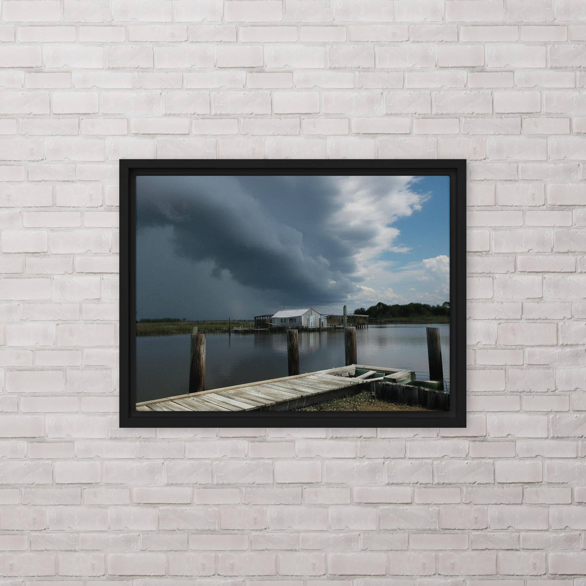 Refined Storm - Framed canvas
