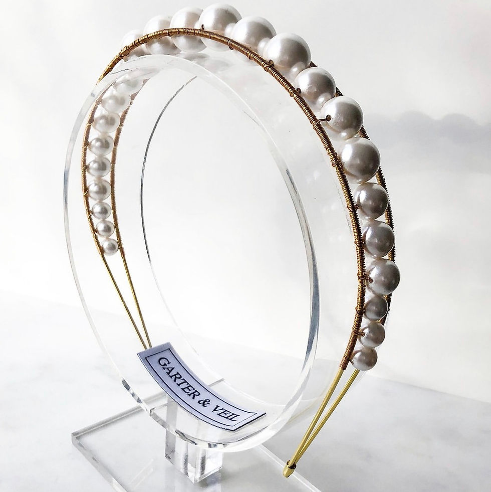 Radiance - Garter and Veil Crown