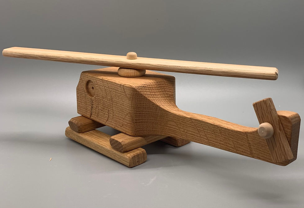 Thumbnail: HELICOPTER MADE FROM SOLID HARDWOOD