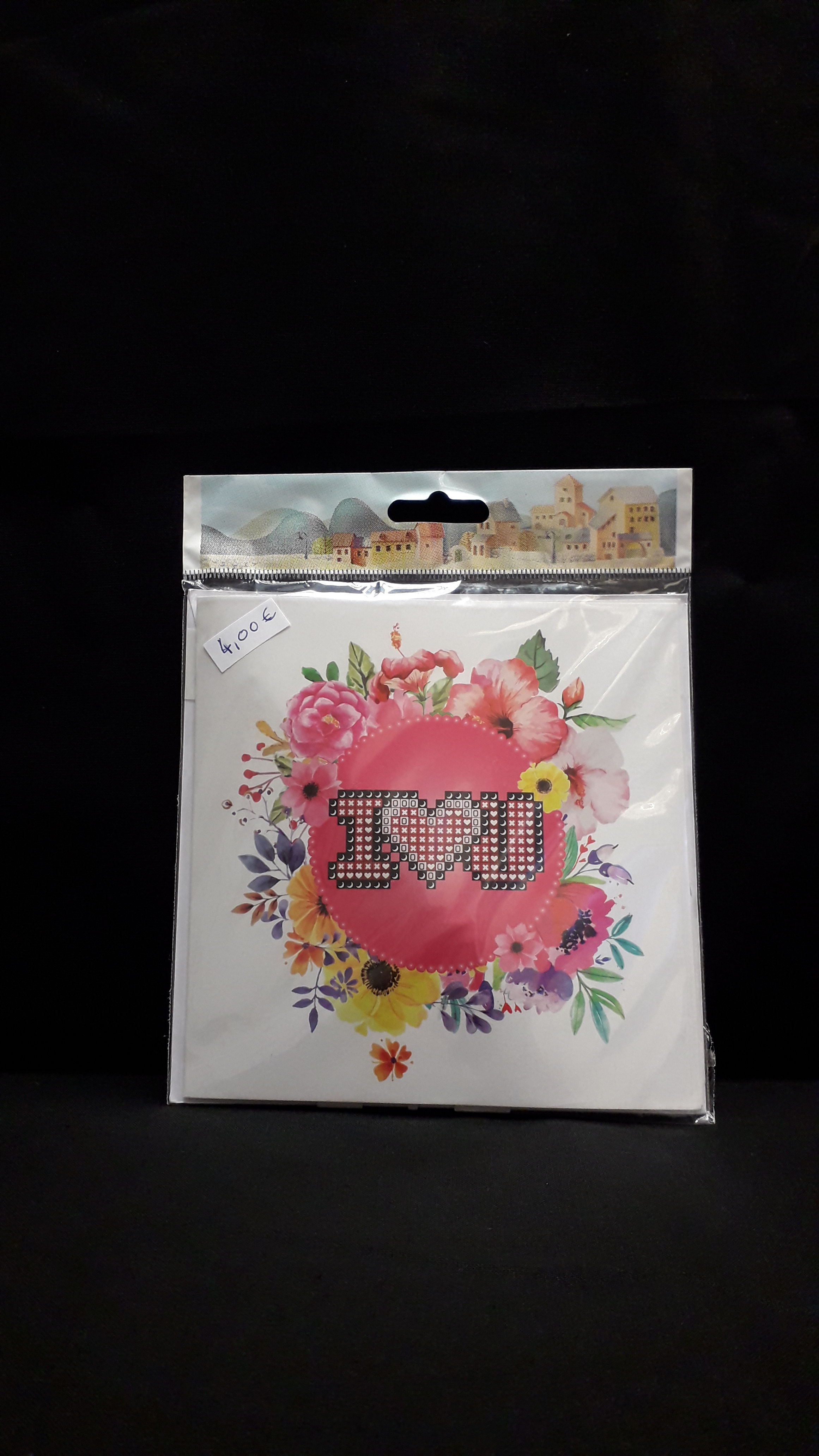 Kit créatif Carte broderie diamant"Love"