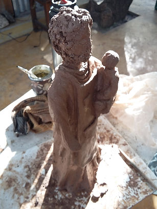 Modelo a escala en arcilla