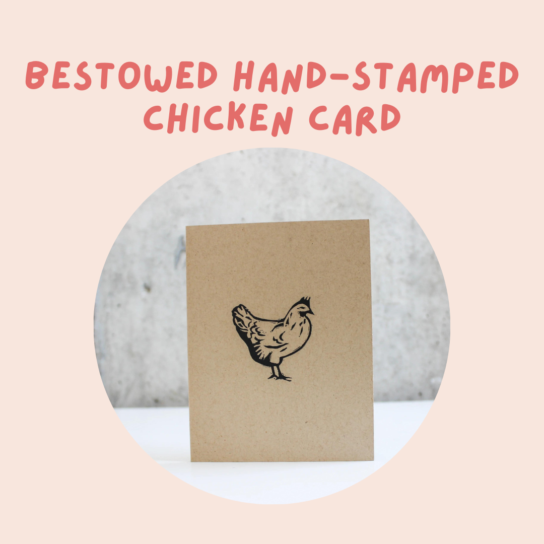 Bestowed Chicken Card