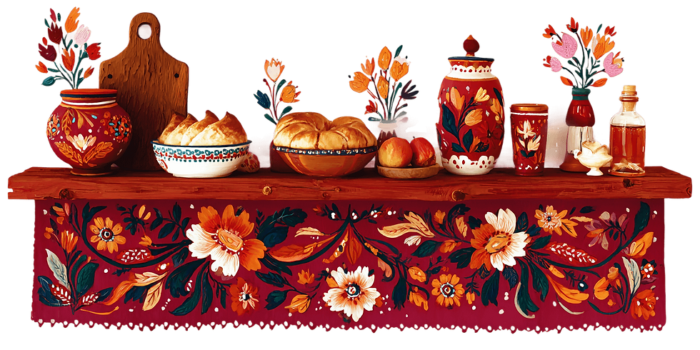 ourteam24_a_cozy_rustic_wooden_counter_or_table_in_Slavic_fol_829058cd-cfcd-47d7-8265-4302