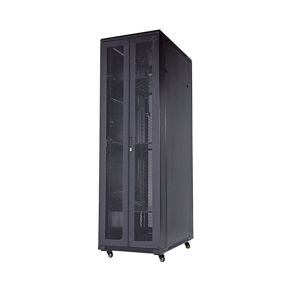 22U 600X1000MM.1 SHELF. 4 FANS. DBL MESH DOORS