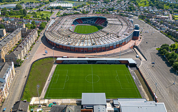 City Stadium Queen's Park Aerial