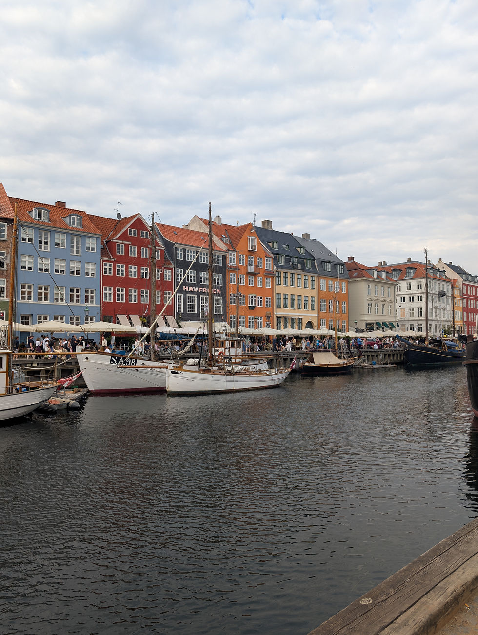 Nyhavn's iconic chromatic streetscape