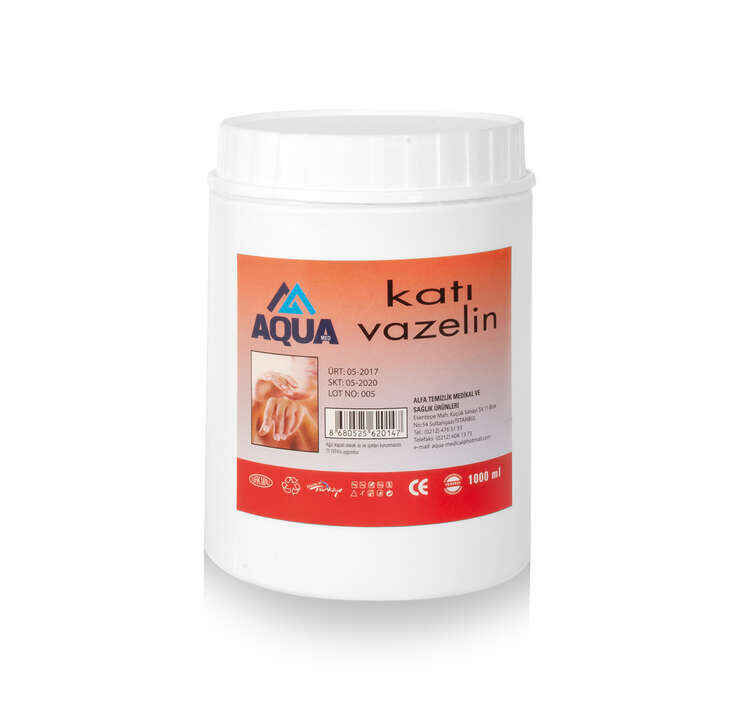 Aqua White Solid Vaseline