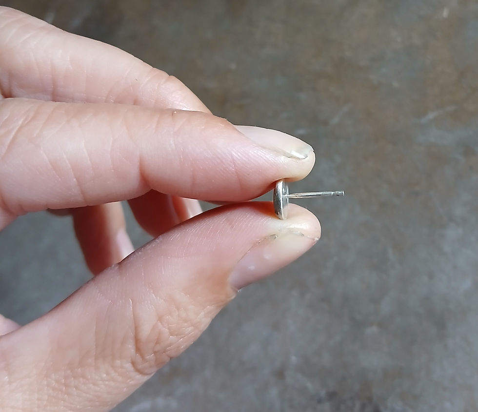 A ready to wear stud after a little straightening