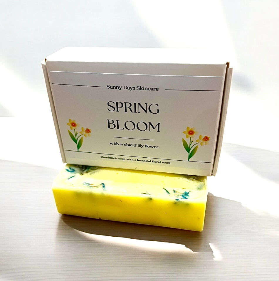 Spring bloom soap bar