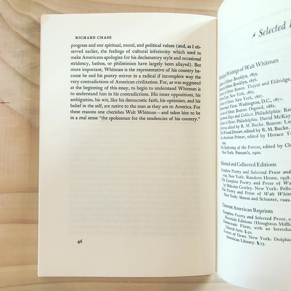 Thumbnail: Walt Whitman, by Richard Chase