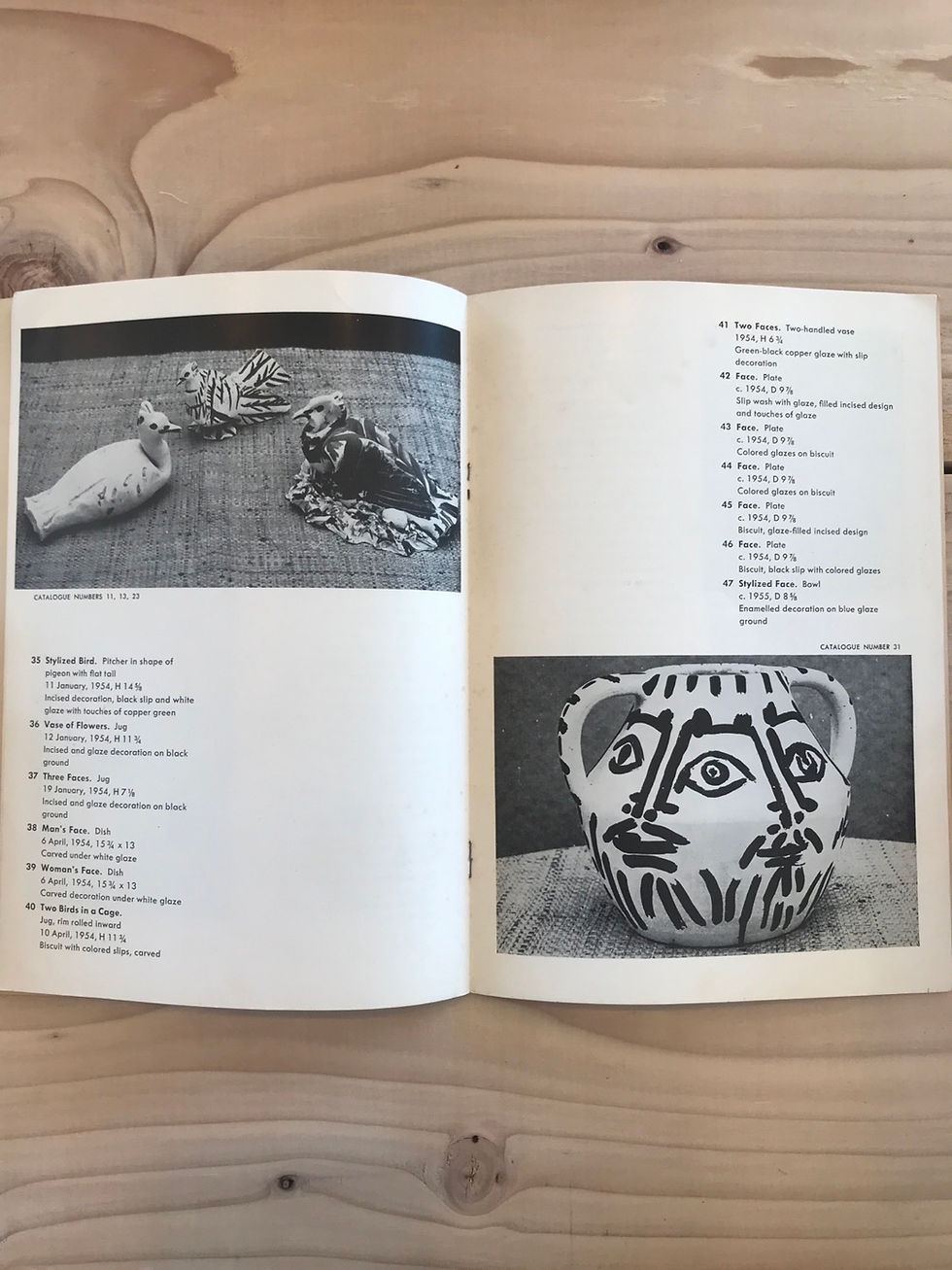 Thumbnail: Ceramics by Picasso, exhibition at Cooper Union 1958