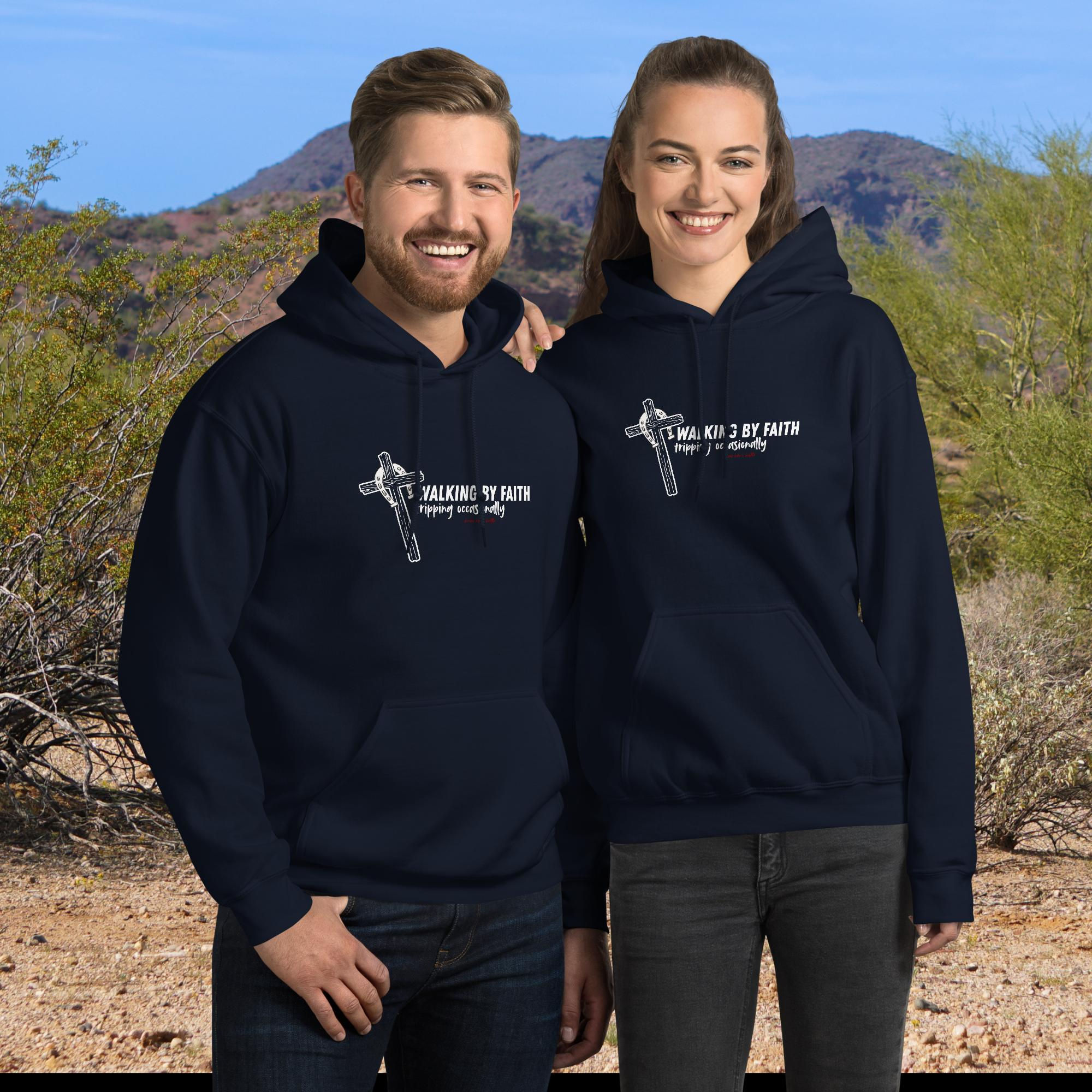 Walking by Faith Unisex Hoodie