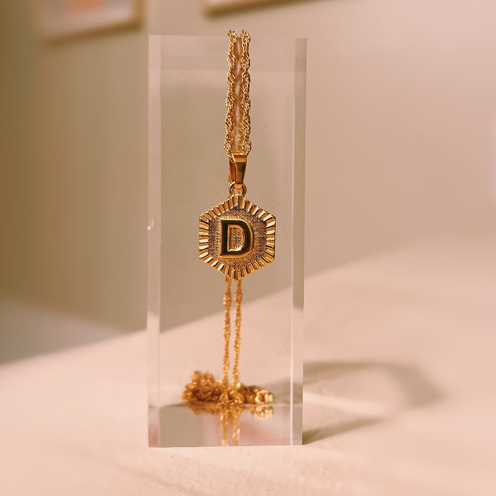 Thumbnail: Initial Gold Necklace