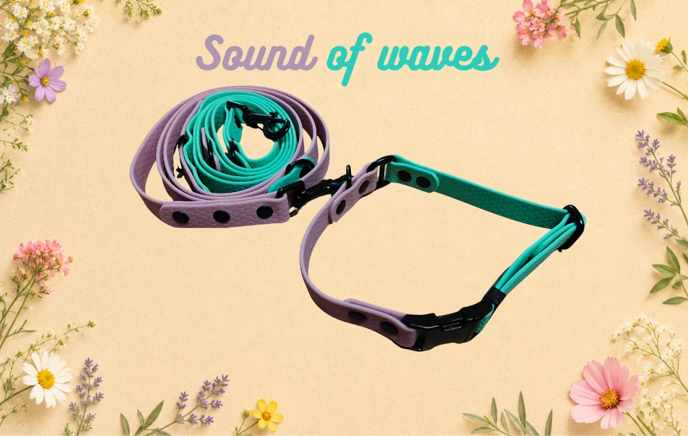 Set obojku a vodítka Sound of Waves