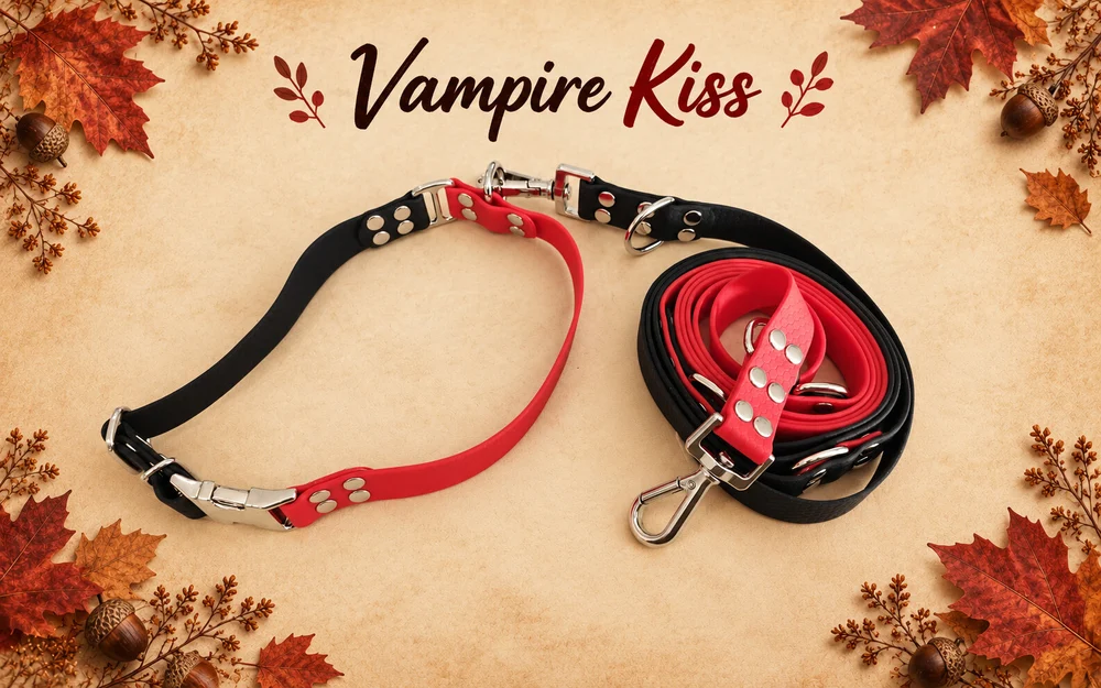 Set obojku a vodítka Vampire Kiss