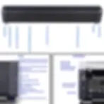 Miniatura: HYASIA 20W Portable Soundbar Bluetooth CP TV Speaker Wireless Stereo