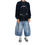 Thumbnail: denim stepper shorts - blue