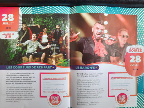 BARON'S aux Vendredis musicaux de ST-SYMPHORIEN SUR COISE