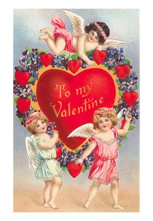 Ancienne carte de Saint-Valentin