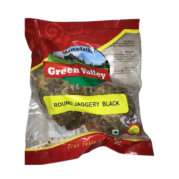 Green Valley Round Jaggery Brown 500Gm