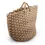 Thumbnail: Natural Decorative Chunky Jute Woven Basket