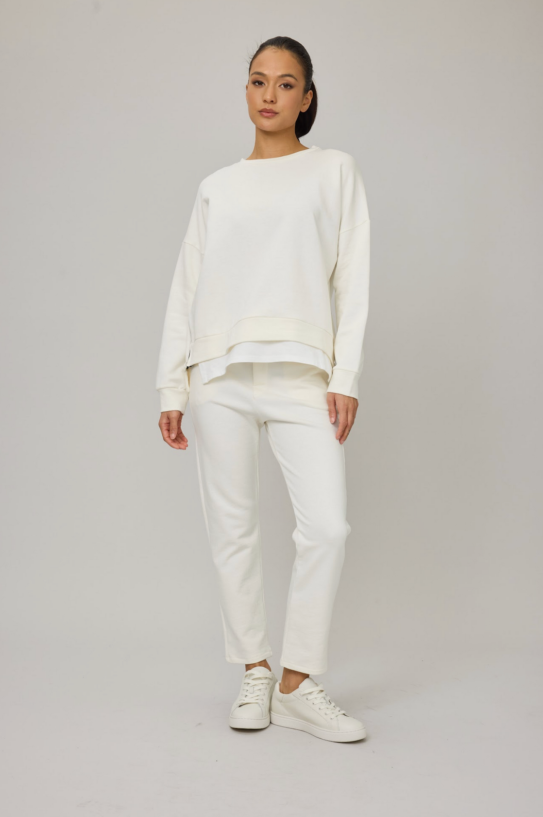 Slim Fit Terry Cotton Pant