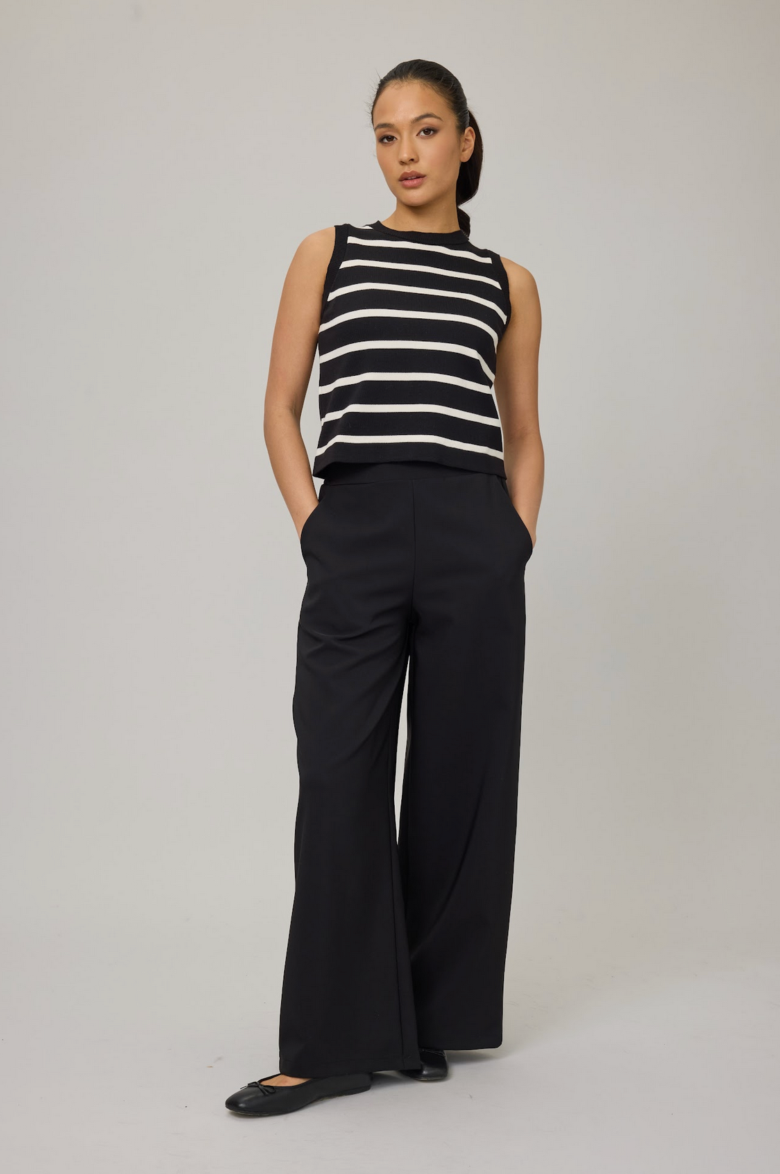 Smooth Stretch Wide Leg Pant