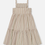 Thumbnail: Sleeveless Linen Dress White And Sage Striped