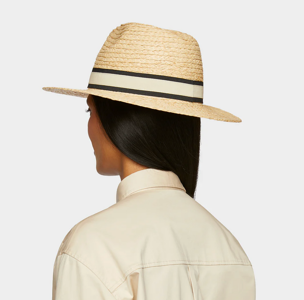 Thumbnail: Straw Fedora Sun Hat