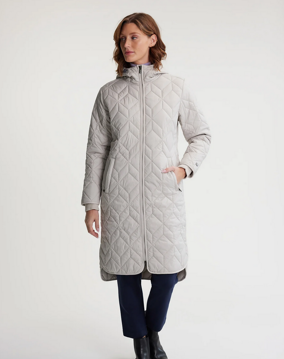 JUNO Long Hooded Jacket