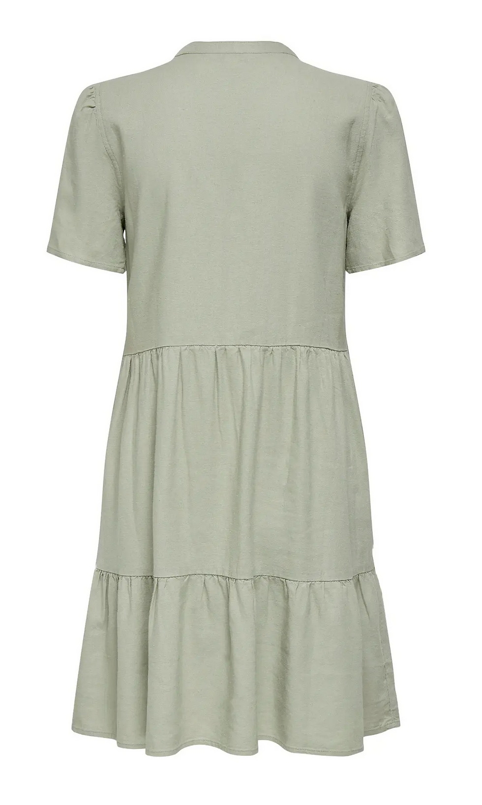 Thumbnail: ONLTIRI-CARO S/S V-NECK LIN DRESS CC PNT