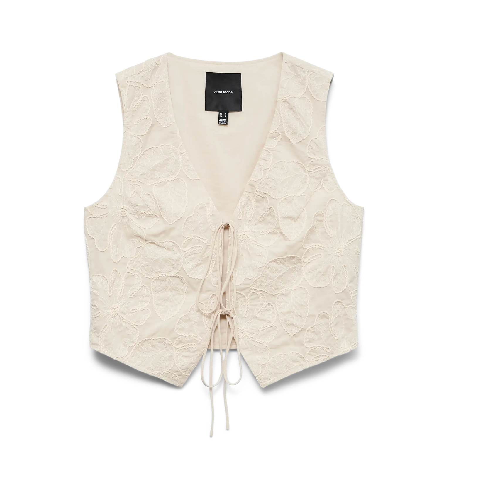 VMMILLIA SL EMBROIDERY WAISTCOAT