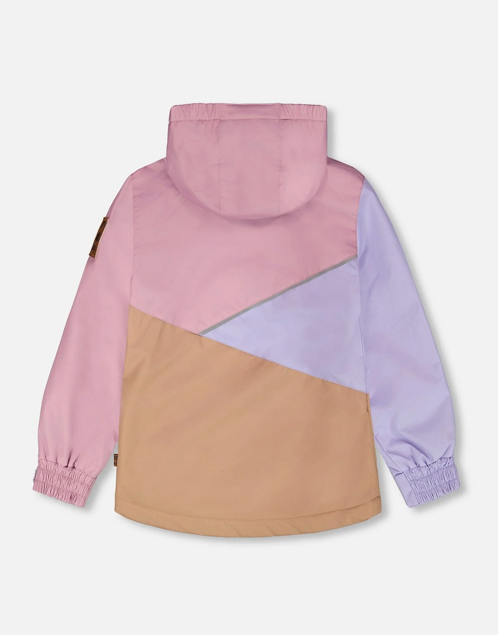 Thumbnail: Mid-Season Jacket In Recycled Polyester Mauve, Lilac And Beige