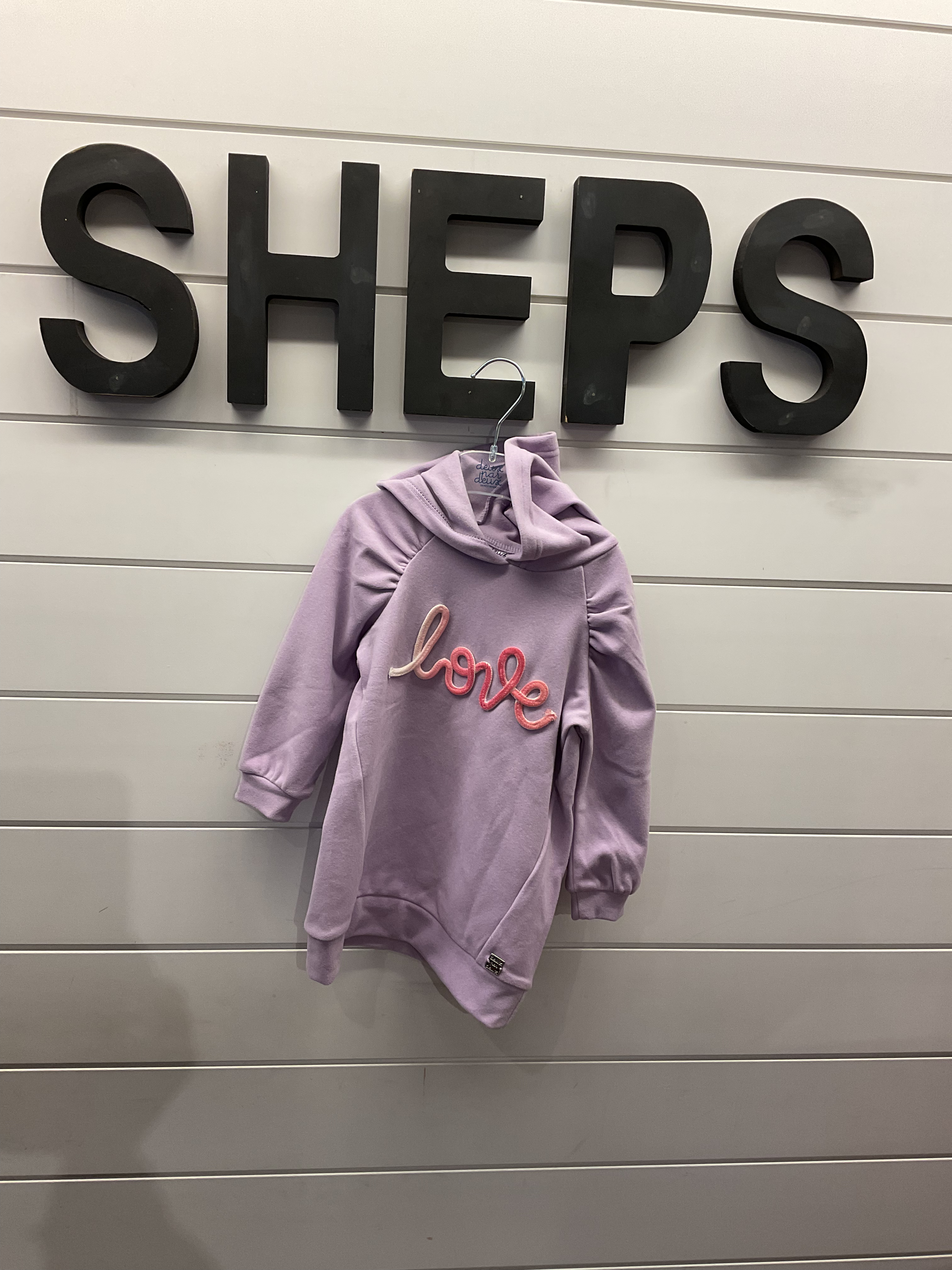 purple love hoodie sz4